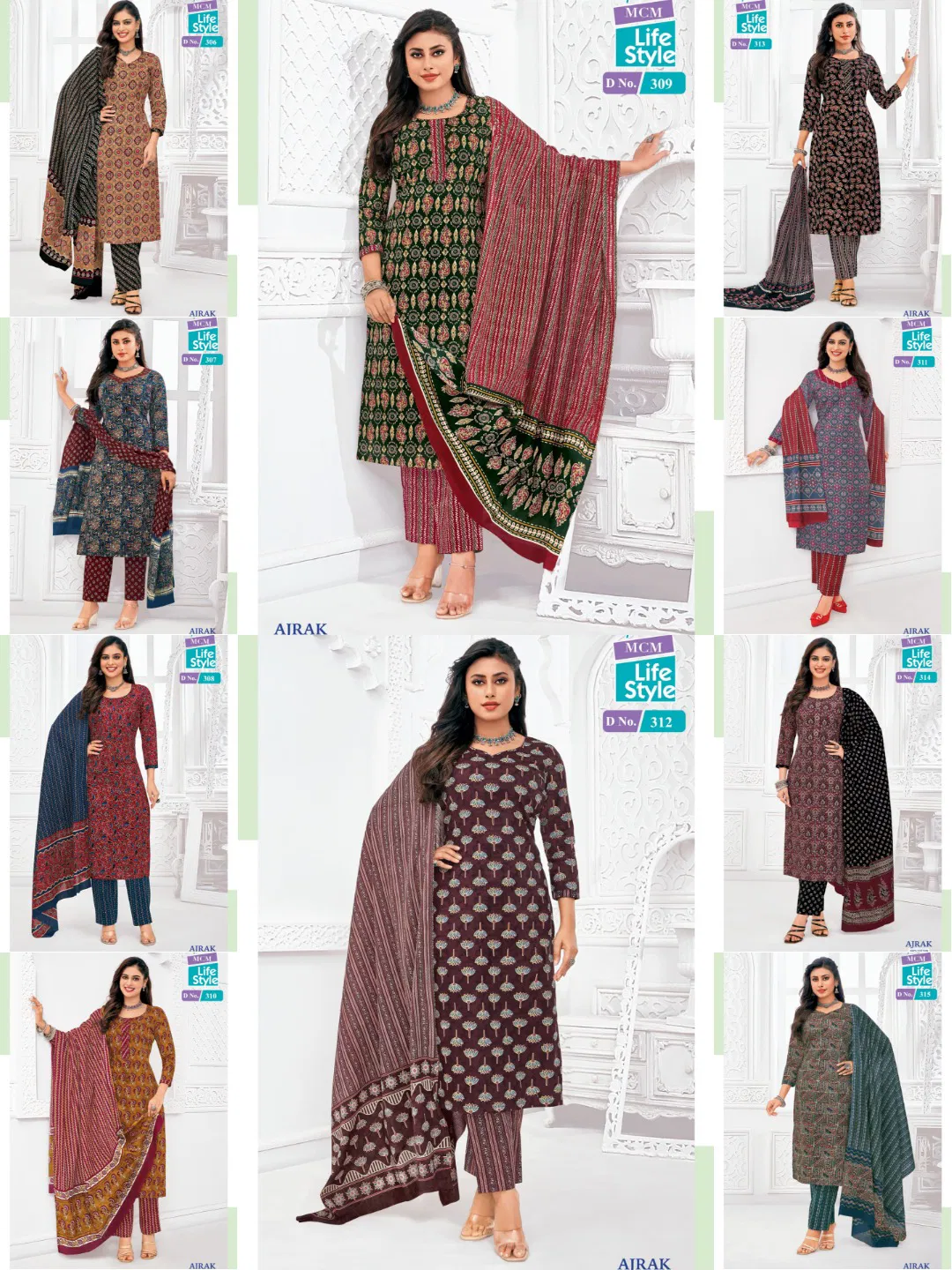 Ajrak Vol 3 By MCM Cotton Printed Kurti With Bottom Dupatta Exporters In India